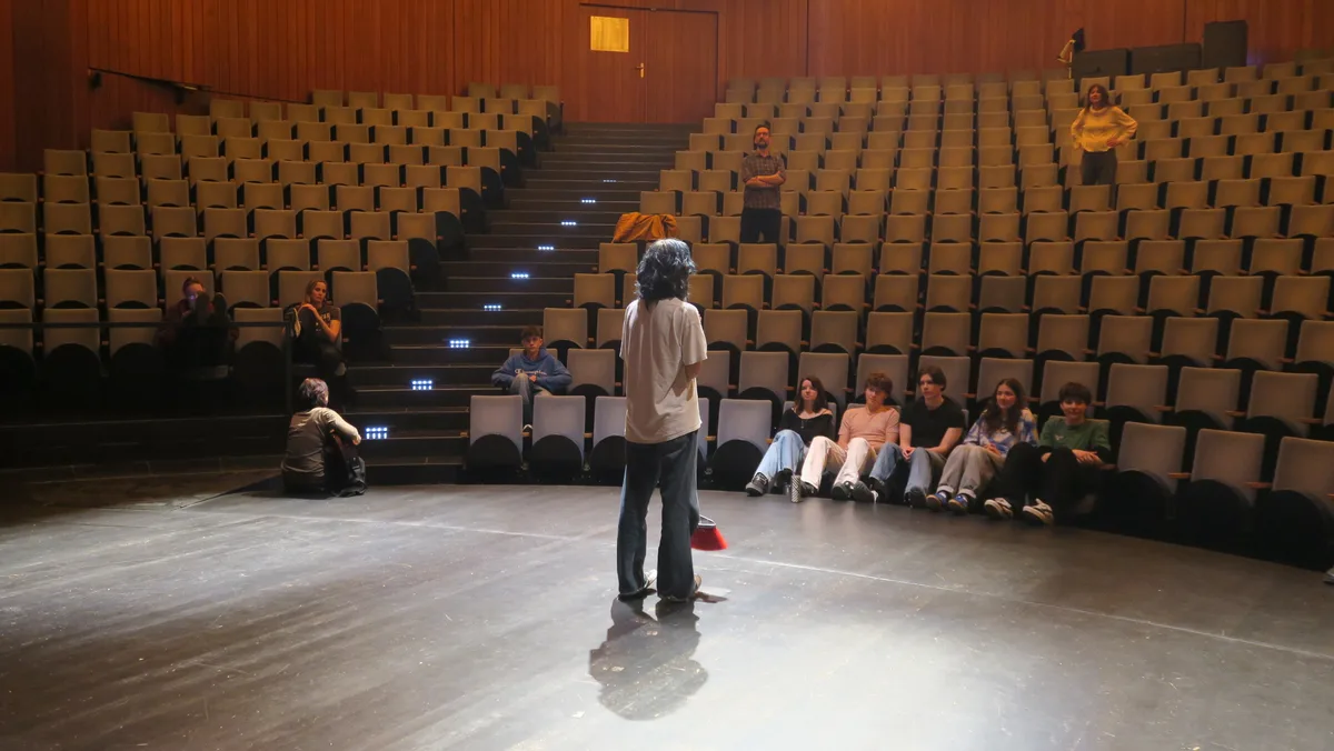 Das Theaterfreifach der KZO bei seiner Probe